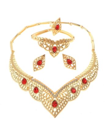Gold Plated Necklace Set