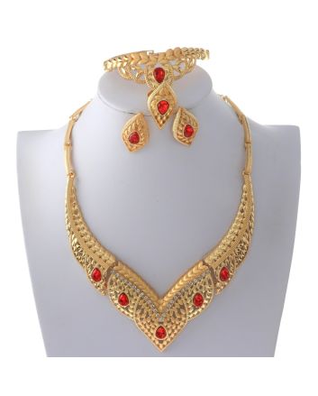 Gold Plated Necklace Set