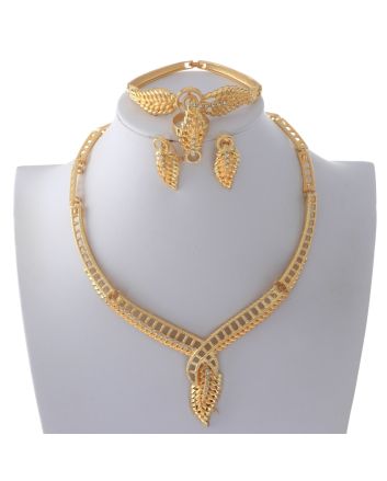 Gold Plated Necklace Set