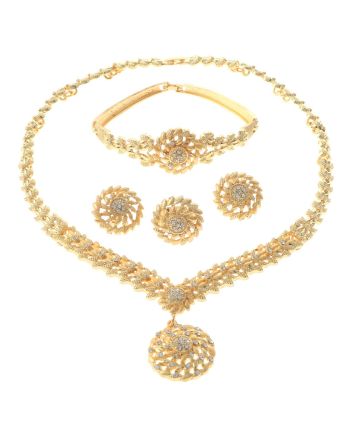 Gold Plated Necklace Set