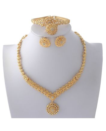 Gold Plated Necklace Set