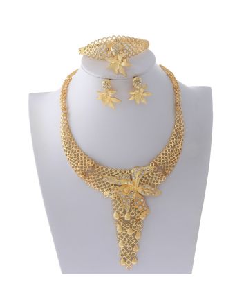 Gold Plated Necklace Set