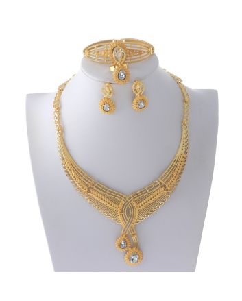 Gold Plated Necklace Set