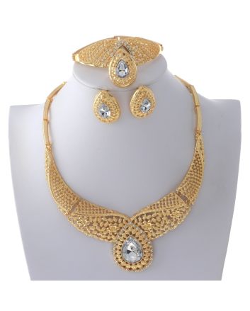 Gold Plated Necklace Set
