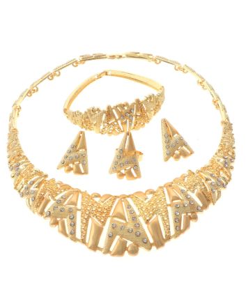 Gold Plated Necklace Set