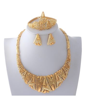 Gold Plated Necklace Set