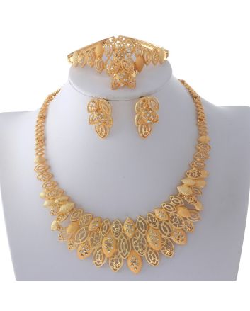 Gold Plated Necklace Set