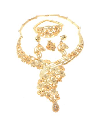 Gold Plated Necklace Set