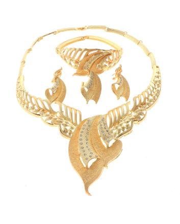 Gold Plated Necklace Set