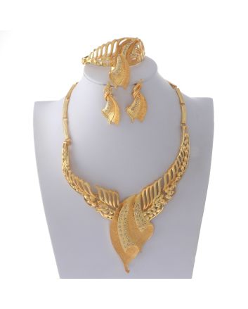 Gold Plated Necklace Set