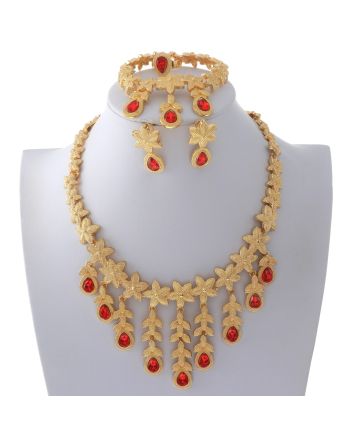 Gold Plated Necklace Set