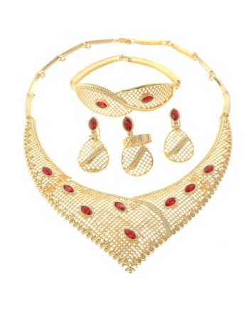 Gold Plated Necklace Set