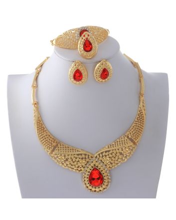 Gold Plated Necklace Set