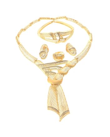Gold Plated Necklace Set