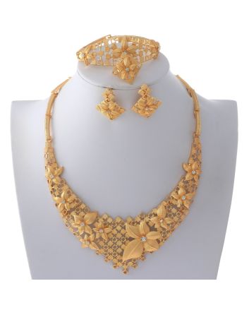 Gold Plated Necklace Set