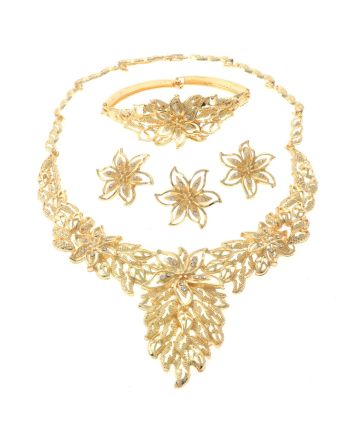 Gold Plated Necklace Set
