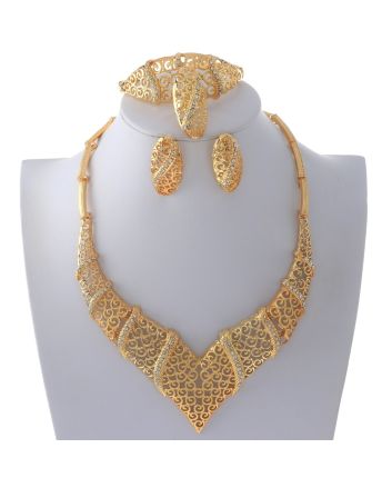 Gold Plated Necklace Set