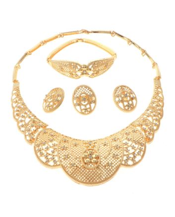 Gold Plated Necklace Set