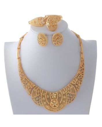 Gold Plated Necklace Set