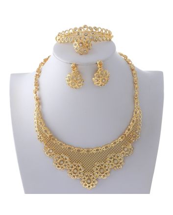Gold Plated Necklace Set