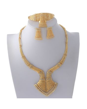 Gold Plated Necklace Set
