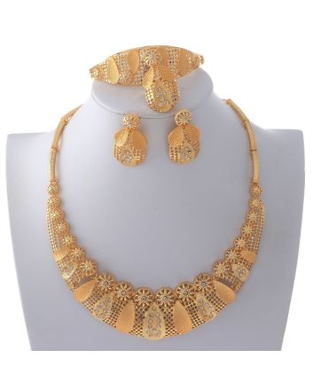 Gold Plated Necklace Set