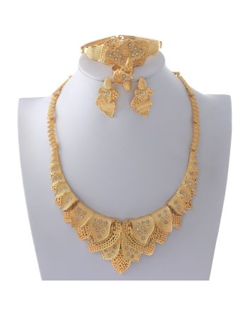Gold Plated Necklace Set