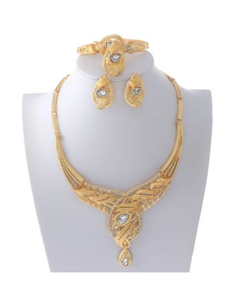 Gold Plated Necklace Set