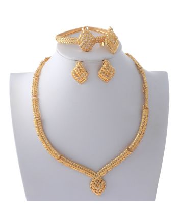 Gold Plated Necklace Set