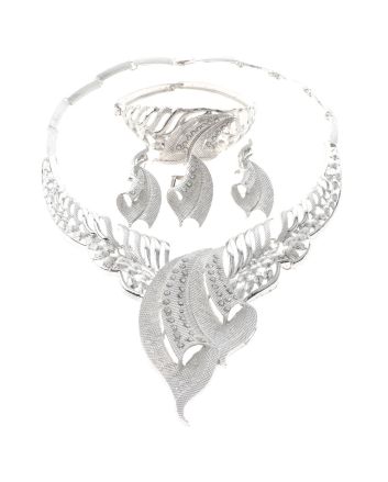 Silver Plated Necklace Set