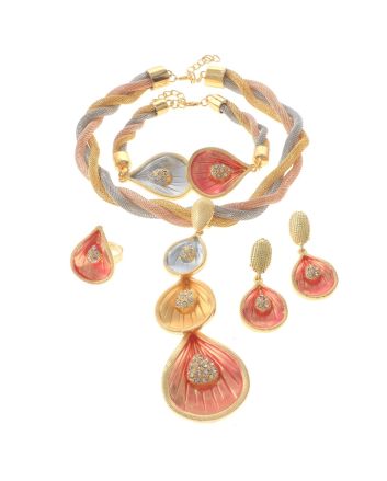 Gold Plated Necklace Set