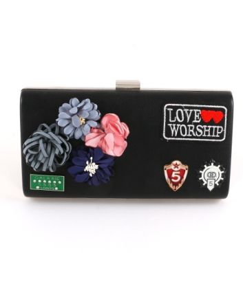 FASHION LEATHERETTE EVENING BAG