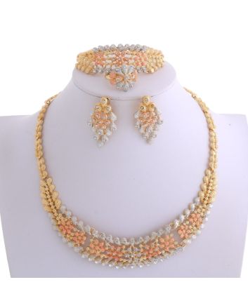 Gold Plated Necklace Set