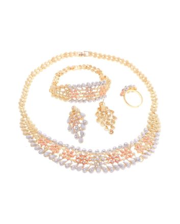 Gold Plated Necklace Set