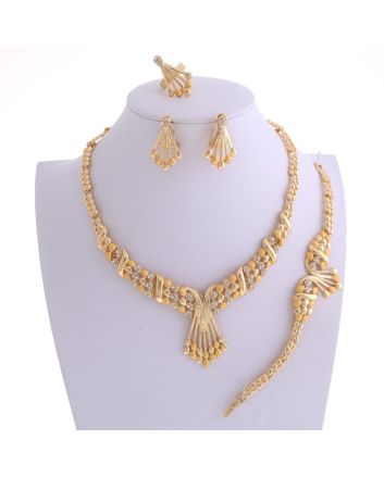 Gold Plated Necklace Set