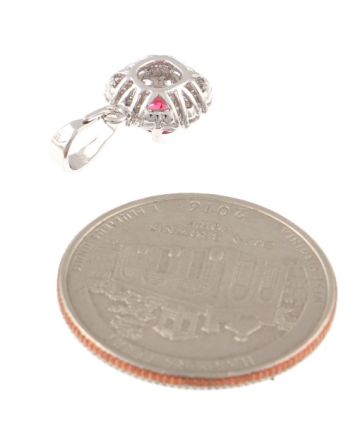 Rhodium Plated Pendant