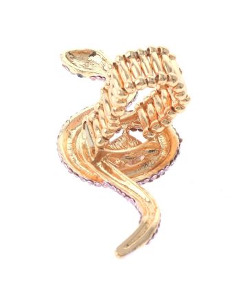 Crystal Stretch Snake Ring