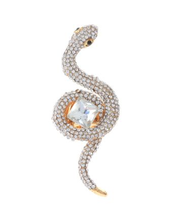 Crystal Stretch Snake Ring