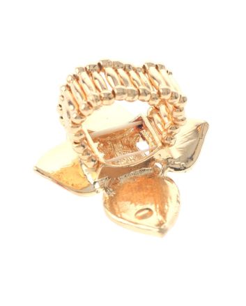 Crystal Stretch Flower Ring