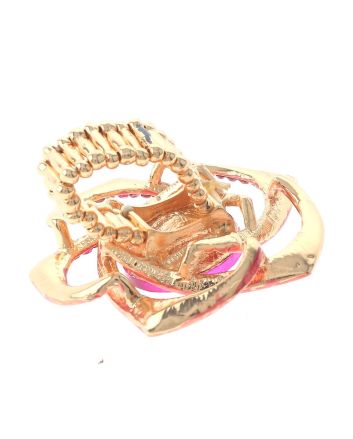 Crystal Stretch Flower Ring
