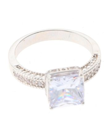 Rhodium Plated Ring