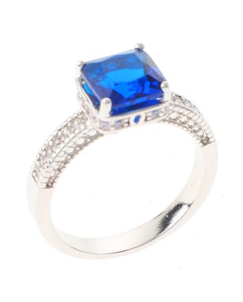 Rhodium Plated Ring