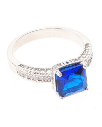 Rhodium Plated Ring