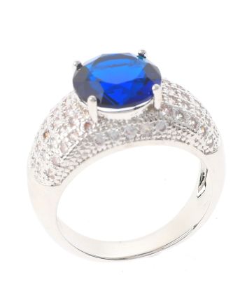 Rhodium Plated Ring