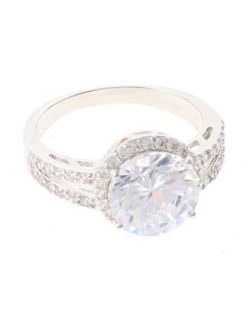 Rhodium Plated Ring