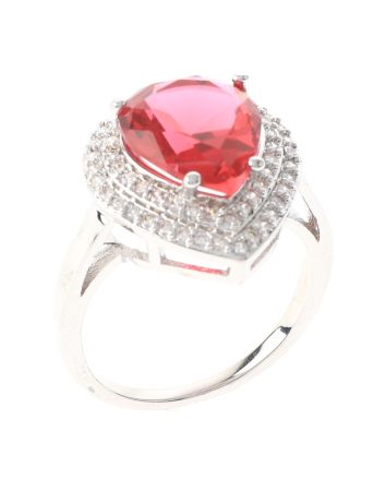 Rhodium Plated Ring