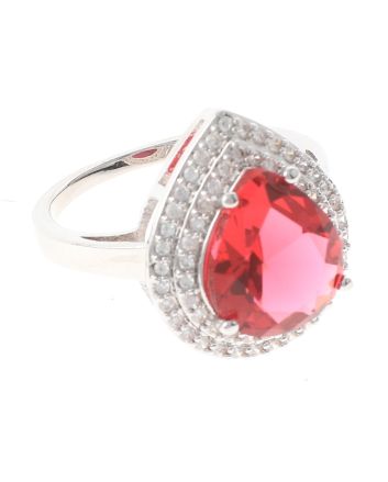 Rhodium Plated Ring