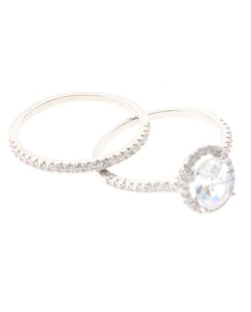 Rhodium Plated Ring