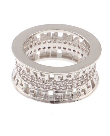 Fashion Rhodium Plated Ring