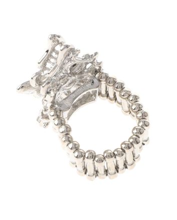 Crystal Butterfly Elastic Ring